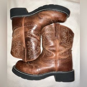 Ariat Fatbaby Saddle Brown Women Western Cowgirl Boots